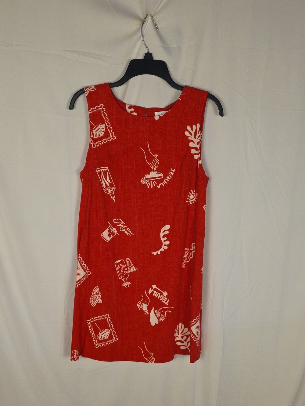 Paper Heart NWT Red Printed Sleeveless Shift Dress